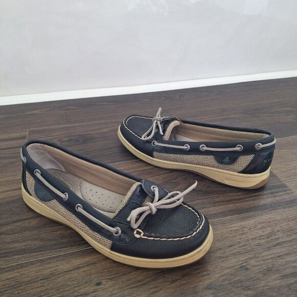 💙 Sperry Top Sider Boatshoes Size 8 Preppy Fishermancore Fall Coastal Outdoors - Picture 8 of 8